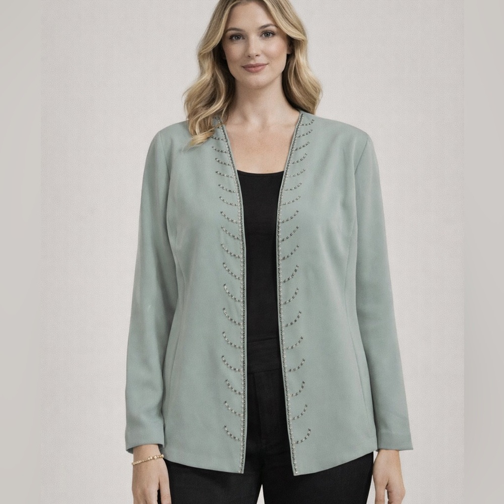 Obsessions Couture Beaded Blazer